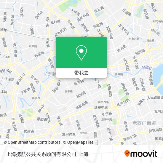上海携航公共关系顾问有限公司地图