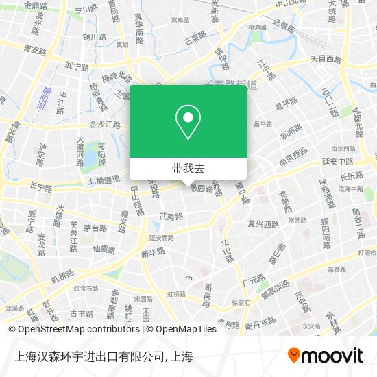 上海汉森环宇进出口有限公司地图