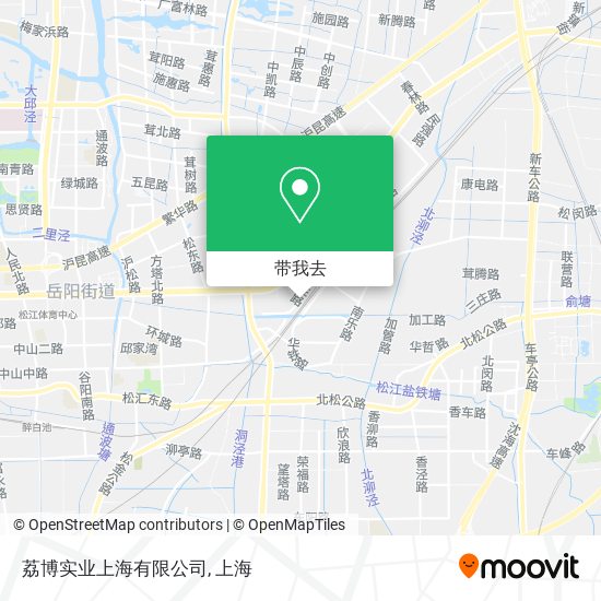 荔博实业上海有限公司地图