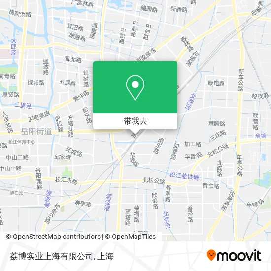 荔博实业上海有限公司地图