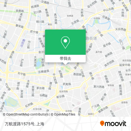 万航渡路1575号地图