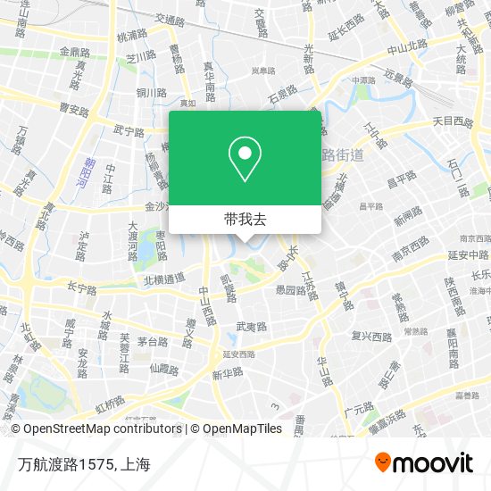 万航渡路1575地图