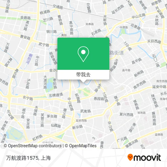 万航渡路1575地图