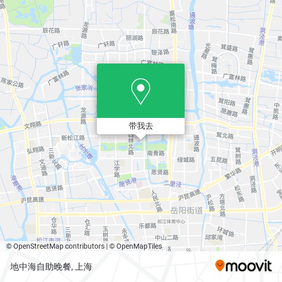 地中海自助晚餐地图
