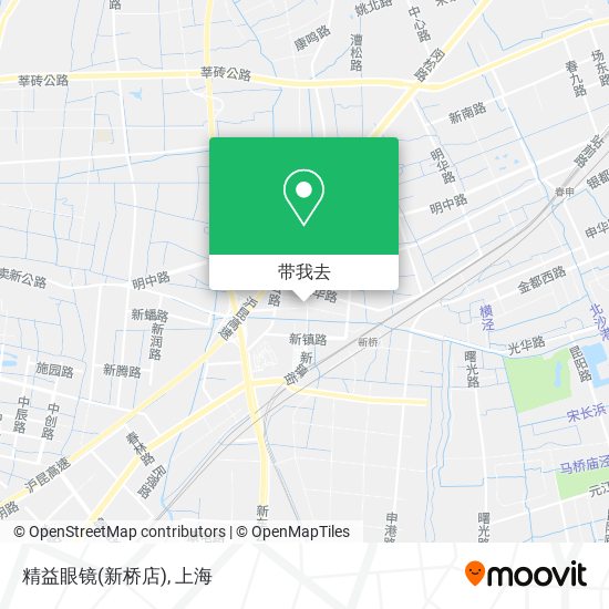 精益眼镜(新桥店)地图