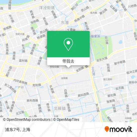 浦东7号地图