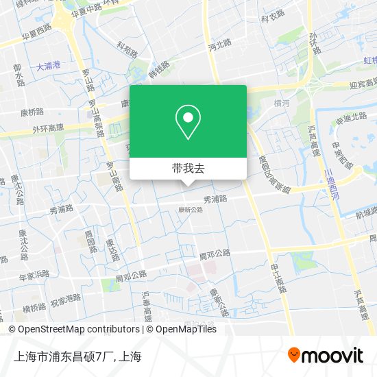 上海市浦东昌硕7厂地图