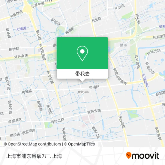 上海市浦东昌硕7厂地图