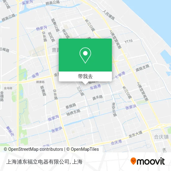 上海浦东福立电器有限公司地图