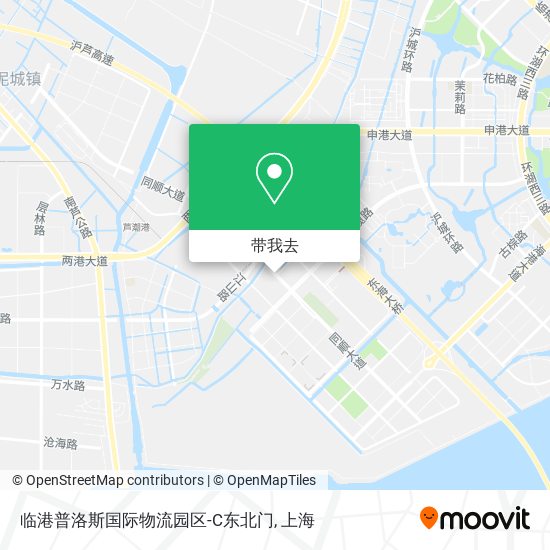 临港普洛斯国际物流园区-C东北门地图