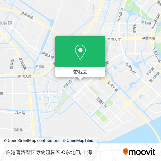 临港普洛斯国际物流园区-C东北门地图