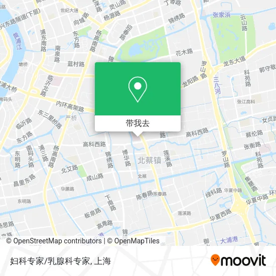 妇科专家/乳腺科专家地图