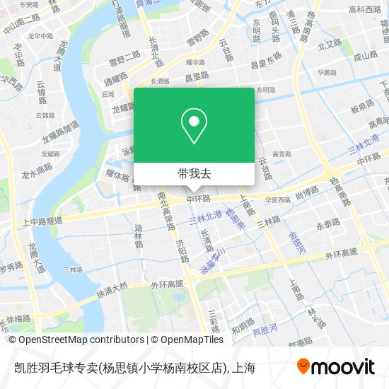 凯胜羽毛球专卖(杨思镇小学杨南校区店)地图