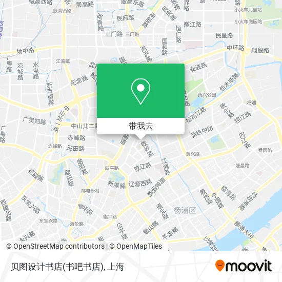 贝图设计书店(书吧书店)地图