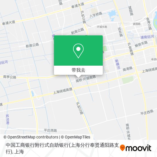 中国工商银行附行式自助银行(上海分行奉贤通阳路支行)地图