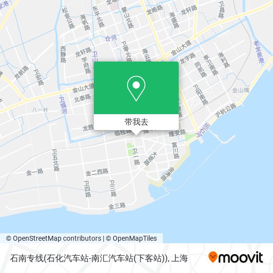 石南专线(石化汽车站-南汇汽车站(下客站))地图