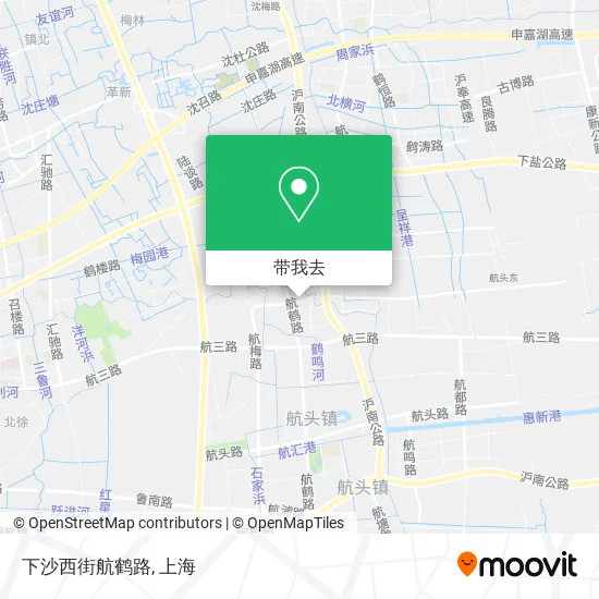 下沙西街航鹤路地图