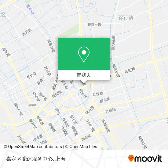 嘉定区党建服务中心地图