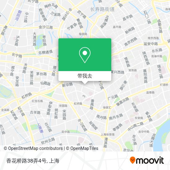 香花桥路38弄4号地图