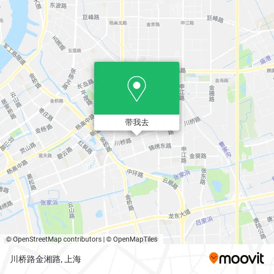 川桥路金湘路地图