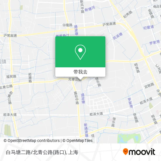 白马塘二路/北青公路(路口)地图