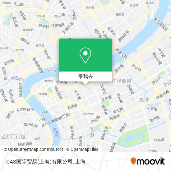 CAS国际贸易(上海)有限公司地图