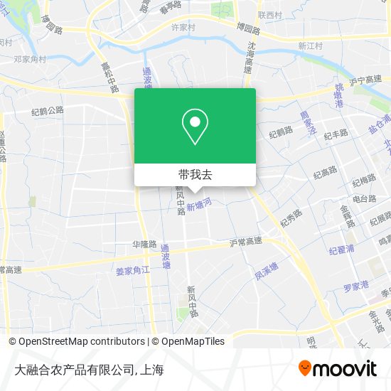 大融合农产品有限公司地图
