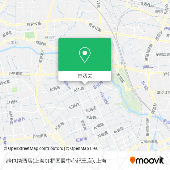 维也纳酒店(上海虹桥国展中心纪王店)地图
