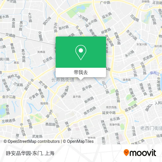 静安晶华园-东门地图