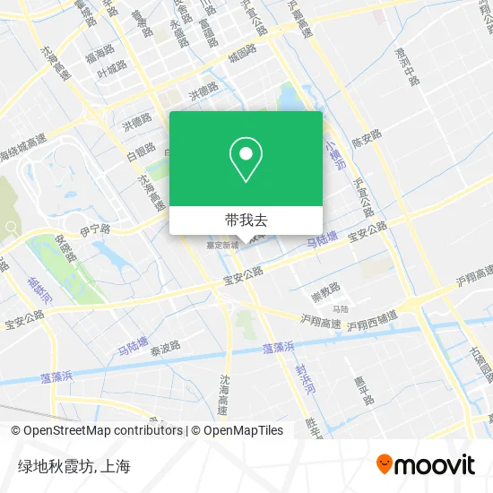 绿地秋霞坊地图