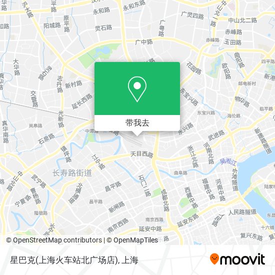 星巴克(上海火车站北广场店)地图