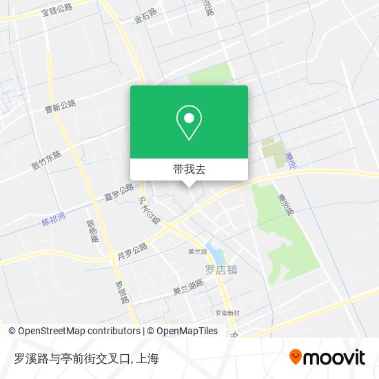 罗溪路与亭前街交叉口地图