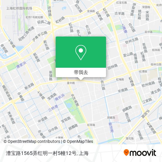 漕宝路1565弄红明一村5幢12号地图