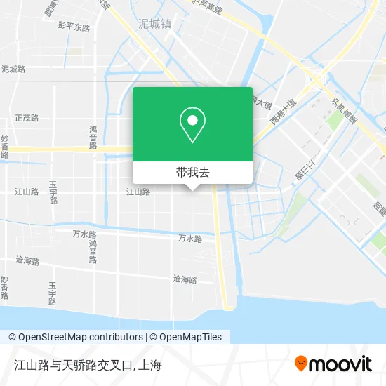 江山路与天骄路交叉口地图