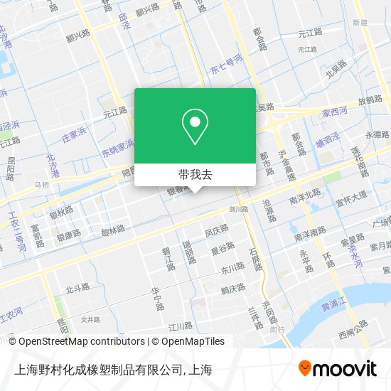 上海野村化成橡塑制品有限公司地图