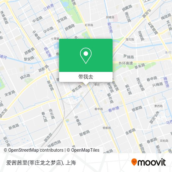 爱茜茜里(莘庄龙之梦店)地图