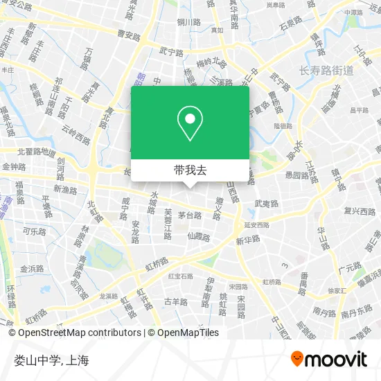 娄山中学地图