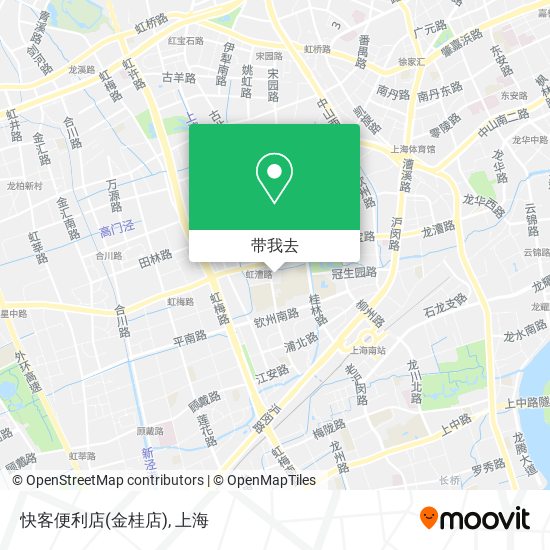 快客便利店(金桂店)地图