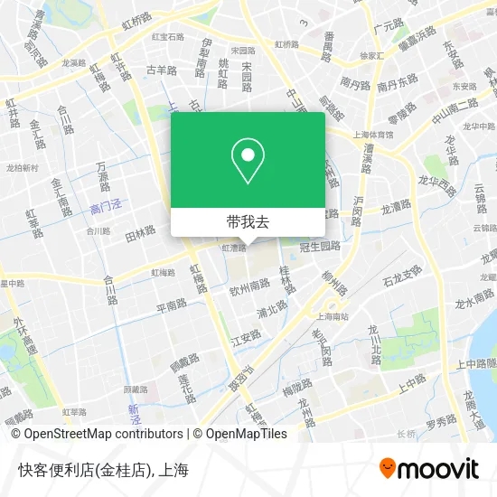 快客便利店(金桂店)地图