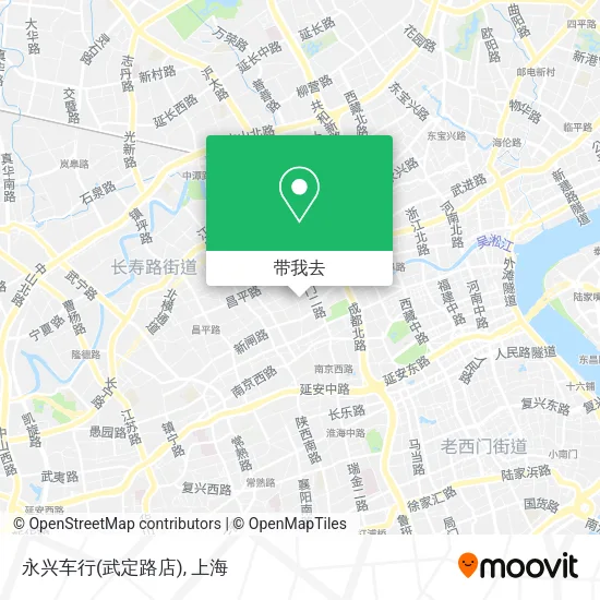 永兴车行(武定路店)地图