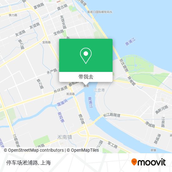 停车场淞浦路地图