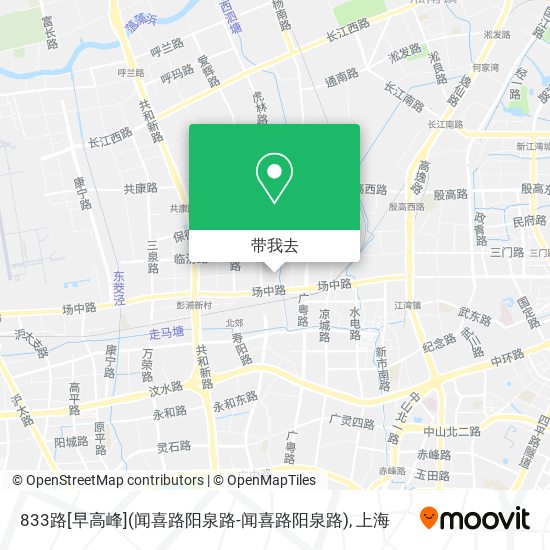 833路[早高峰](闻喜路阳泉路-闻喜路阳泉路)地图