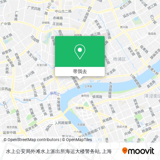 水上公安局外滩水上派出所海运大楼警务站地图