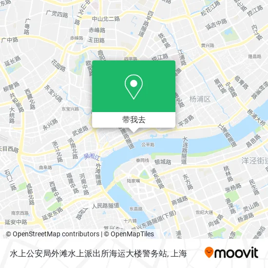 水上公安局外滩水上派出所海运大楼警务站地图