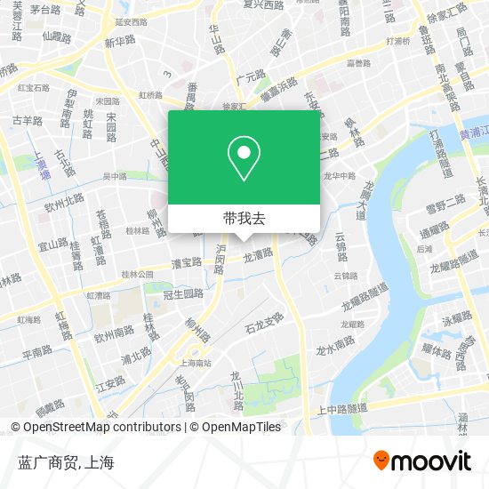 蓝广商贸地图