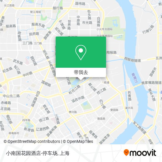 小南国花园酒店-停车场地图