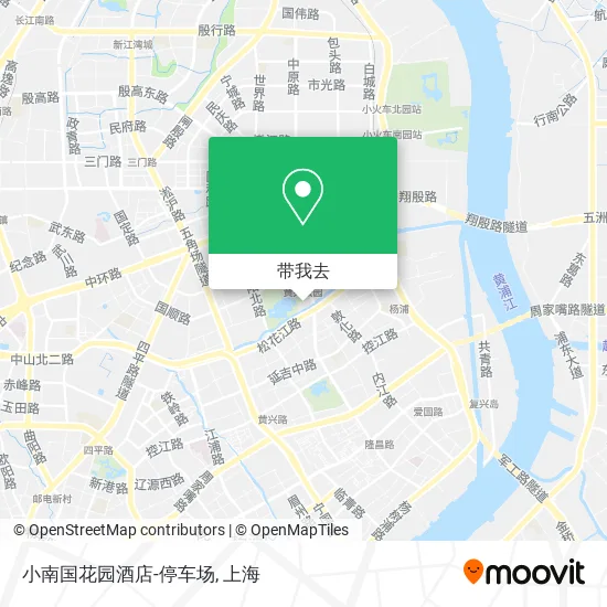 小南国花园酒店-停车场地图