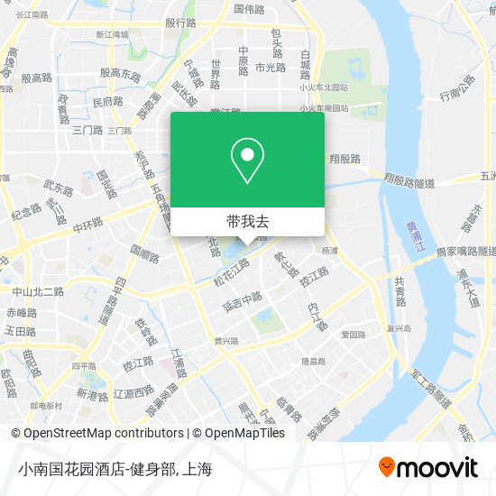 小南国花园酒店-健身部地图