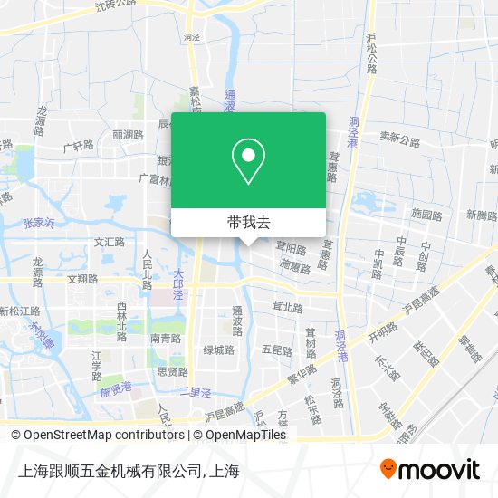 上海跟顺五金机械有限公司地图