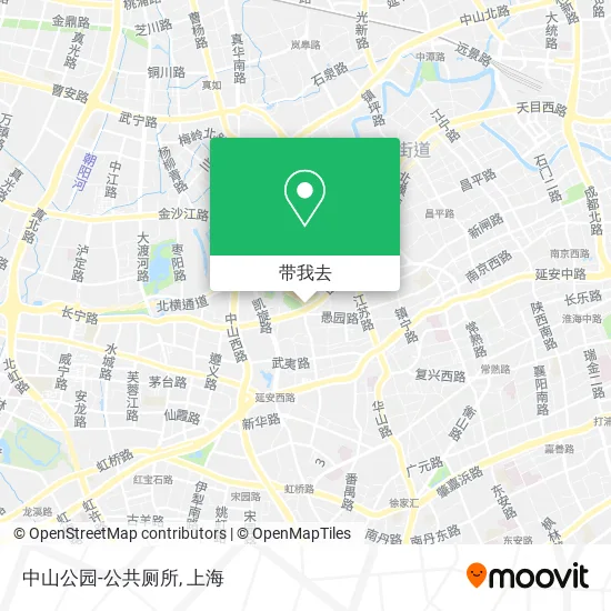 中山公园-公共厕所地图